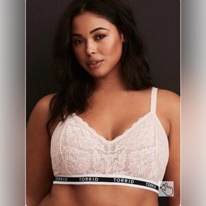 3X | Unlined Lace Bralette